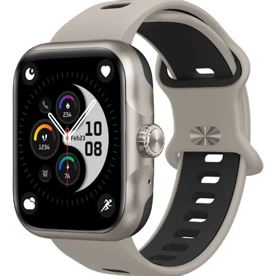 Smartwatch Action Gps Alexa A Prova D'3atm Compatível Strava - Cor  Prata
