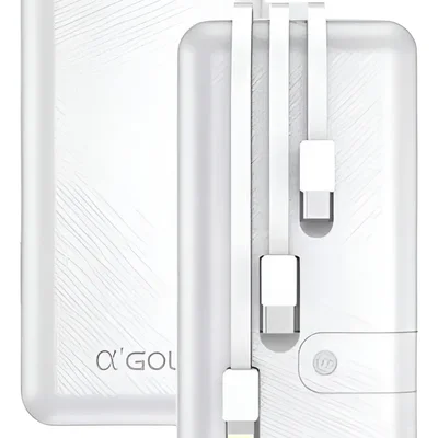Carregador Portátil Gold 10000mah Bte-28 Branco