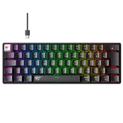 Teclado Mecânico Gamer Havit Gt-kb11l Abnt2 Switch Vermelho
