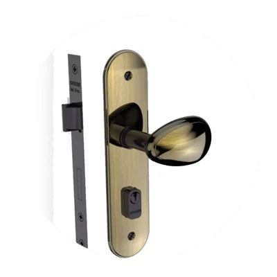 Fechadura Bora Externa Espelho Antique Brass 40mm Esp43 (40x53 Py53) 03001.0750.15 Soprano