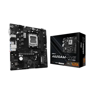 Placa Mãe Asrock A620am-hvs Am5 2xDDR5 Chipset Amd A620a Matx