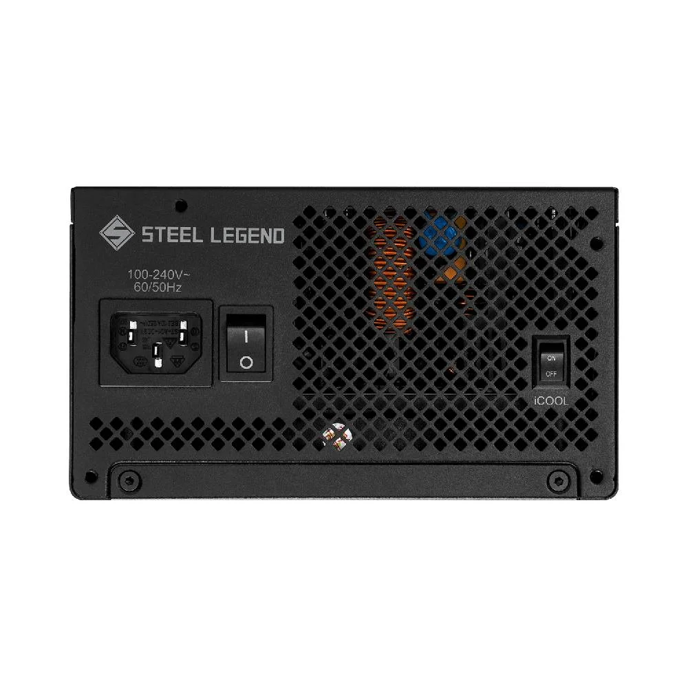 Imagem 2 de 4 do produto Fonte De Alimentação Asrock Steel Legend 1000w 80 Plus Gold C/ Cabo Flat - Sl-1000g