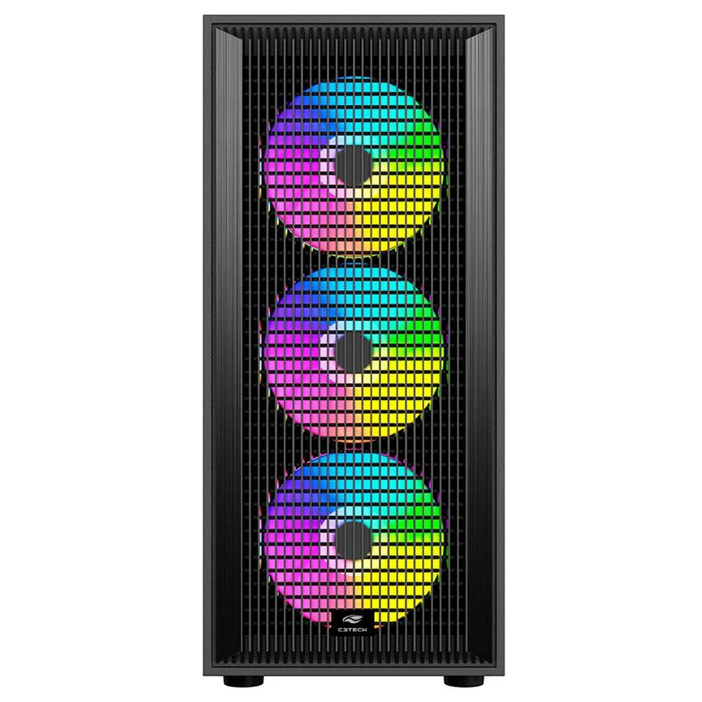 Imagem 3 de 4 do produto Gabinete Gamer C3tech Mt-g120bk Sem Fonte Preto