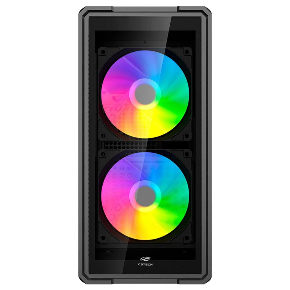 Imagem 3 de 4 do produto Gabinete Gamer C3tech Mt-g41bk Sem Fonte Preto