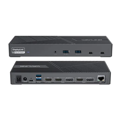 Wavlink Dock Universal Usb C Triplo Monitor 4k 60hz 100w Pd