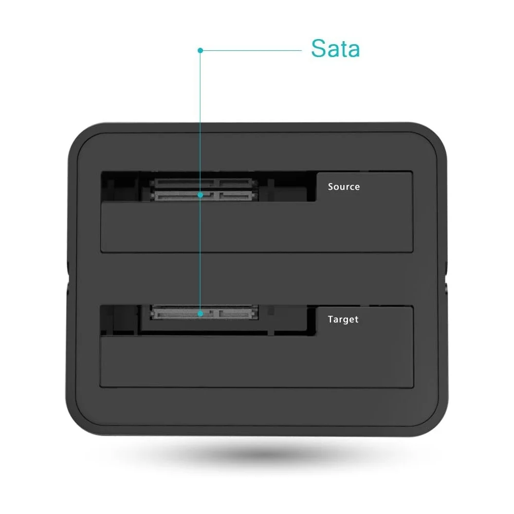 Imagem 2 de 5 do produto Wavlink Dock Station Usb 3.0/c Sata Dual P/ Hd SSD Clonagem