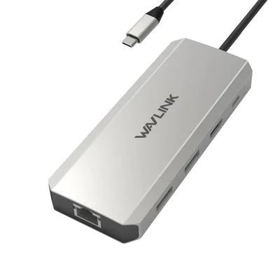 Wavlink Dock Usb C Dual Monitor 8k 4k 85w Pd Ethernet 2.5g