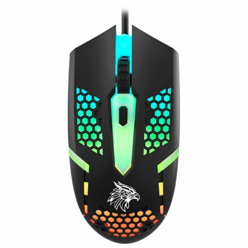 Imagem 1 de 5 do produto Mouse Gamer K-mex Multicolor M44j, 2400 Dpi, RGB - M44j34us001cb0x