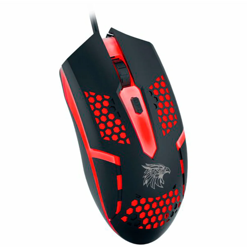 Imagem 3 de 5 do produto Mouse Gamer K-mex Multicolor M44j, 2400 Dpi, RGB - M44j34us001cb0x