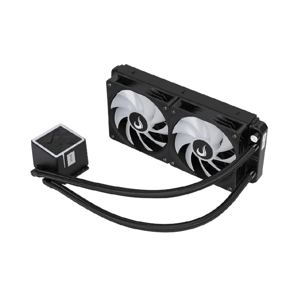 Water Cooler Gamer Rise Mode Black, Rainbow, 240mm, AMD e Intel, Preto - RM-WCB-02-RBW Water Cooler Gamer Rise Mode Black, Rainbow, 240mm, AMD e Intel, Preto - RM-WCB-02-RBW