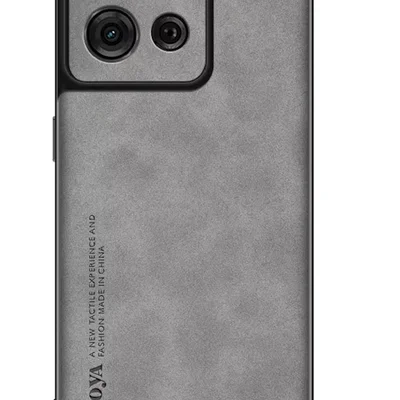 Capinha Luxo Couro Camurça Luxury Para Motorola Moto G75 Xt2437-1