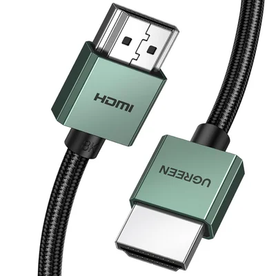 Ugreen Cabo HDMI 2.1 8k 60hz 4k 240hz 165hz 144hz 120hz 60hz 2k 144hz Alta Velocidade 48 Gbps Hdr Dinâmico, Hdcp, Earc, Dolby Atmos, ( 3 Metros )