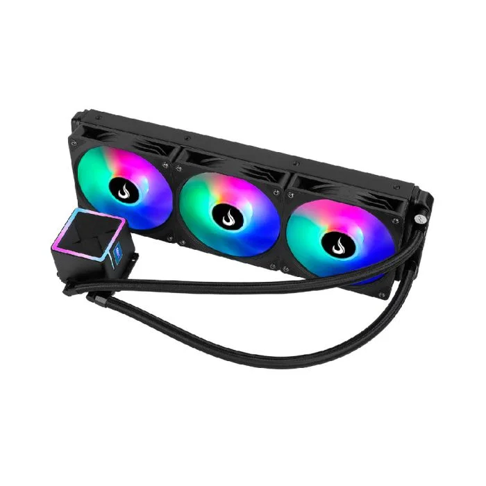 Water Cooler Gamer Rise Mode Black, Rainbow, 360mm, AMD e Intel, Preto - RM-WCB-03-RBW Water Cooler Gamer Rise Mode Black, Rainbow, 360mm, AMD e Intel, Preto - RM-WCB-03-RBW