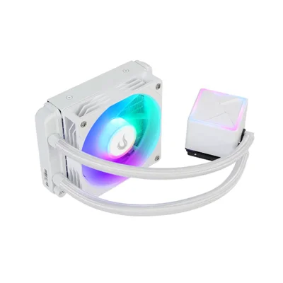 Water Cooler Gamer Rise Mode Frost, Rainbow, 120mm, AMD e Intel, Branco - RM-WCZ-01-RBW