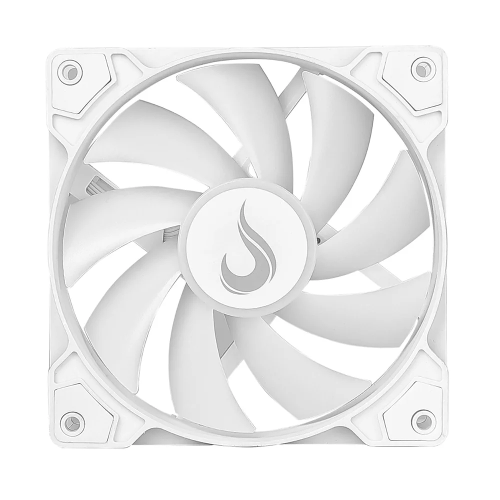 Imagem 2 de 5 do produto Kit 3 Fans Gamer Rise Mode Z LED ARGB White 120mm - RM-ZLD-5V-ARGB-W