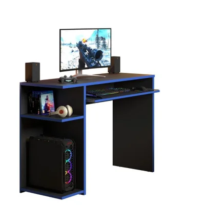Mesa Gamer Poláris Azul