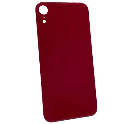 Tampa Traseira Compativel Com Iphone Xr Furo Maior Cor:vermelho