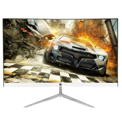 Monitor LED Curvo 23.8 Full Hd Branco 100hz Frameless Com Áudio Brazilpc