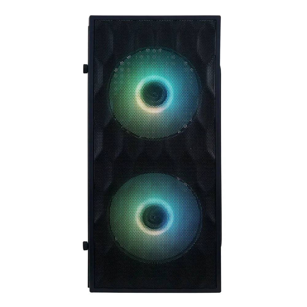 Imagem 4 de 5 do produto Gabinete Gamer M-atx Brazilpc Bpc-n14b Preto C/ 2 Coolers Embutidos Lateral Acrilico/frente Mash