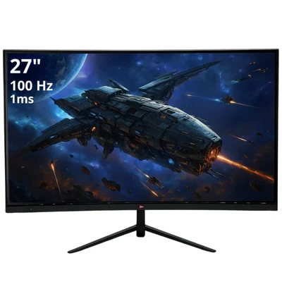 Monitor Curvo Gamer 27" 100hz 1ms Full HD, HDMI VGA VESA Grasep - D-GR270