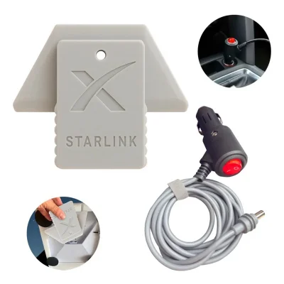 Conversor Impermeável Starlink Mini 12V/24V Para 30V Cabo 2m