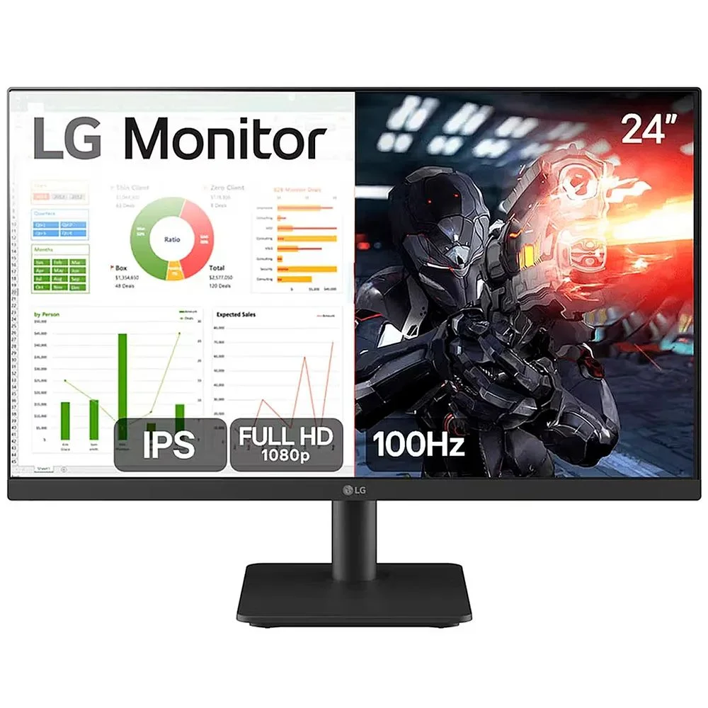 Monitor Lg Gamer 24" 100hz 5ms Full Hd - 24ms500-b Monitor Lg Gamer 24" 100hz 5ms Full Hd - 24ms500-b