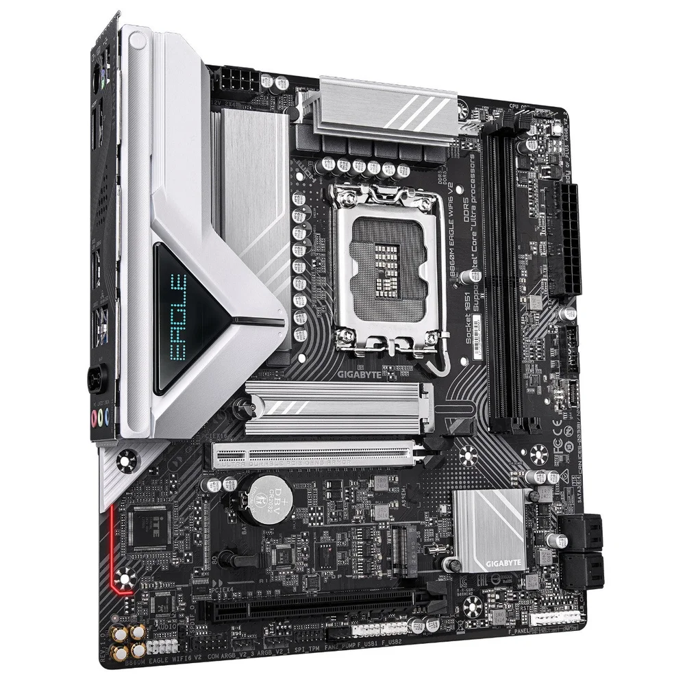 Placa Mae Gigabyte B860m Eagle Wifi6 V2 1.0 Intel LGA  1851 9mb86mew2-00-g10 6