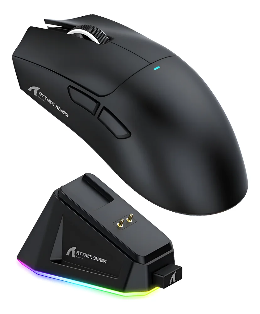 Mouse Gamer Sem Fio Bluetooth Attack Shark Paw3311 X11 Mouse Gamer Sem Fio Bluetooth Attack Shark Paw3311 X11