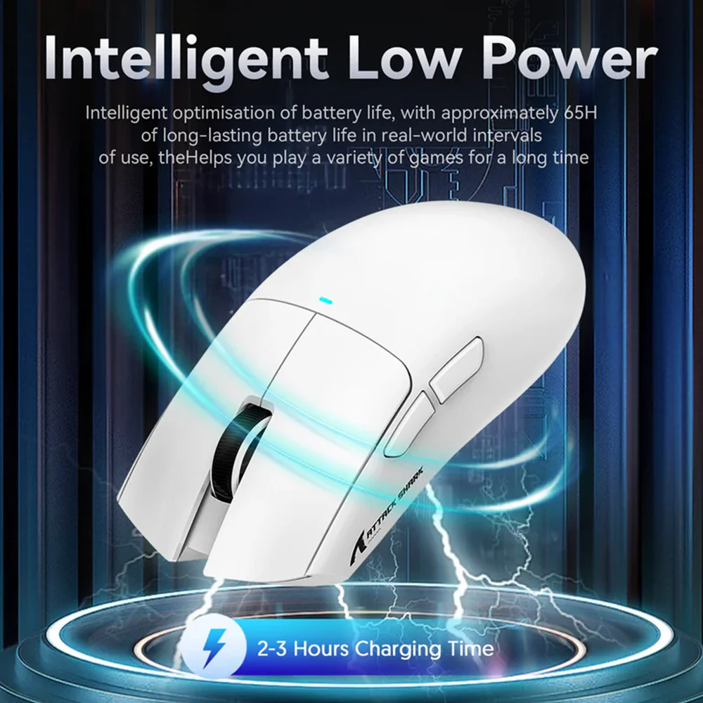 Mouse Gamer Sem Fio Bluetooth Attack Shark Paw3311 X11 Mouse Gamer Sem Fio Bluetooth Attack Shark Paw3311 X11