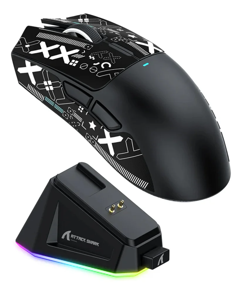 Mouse Gamer Sem Fio Bluetooth Attack Shark Paw3311 X11 Mouse Gamer Sem Fio Bluetooth Attack Shark Paw3311 X11