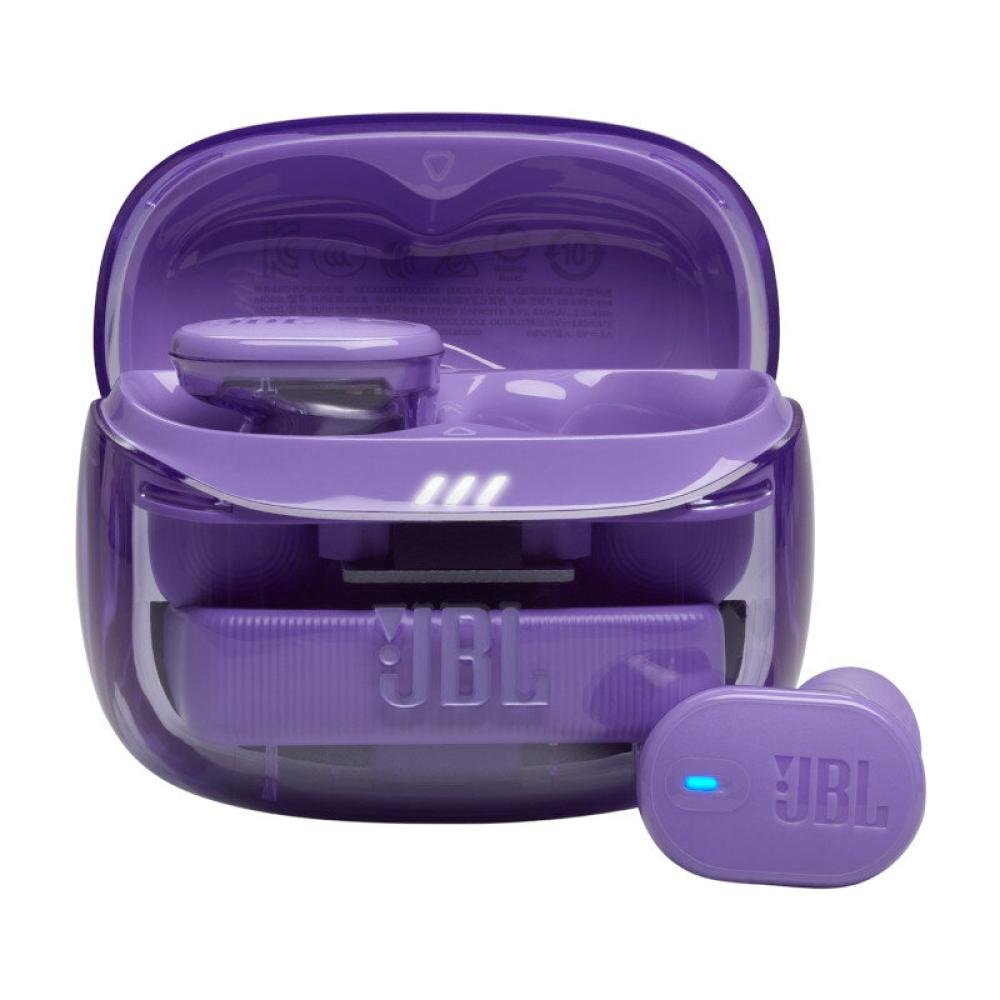 Fone De Ouvido Bluetooth Jbl Tune Buds 2 Transparente Roxo