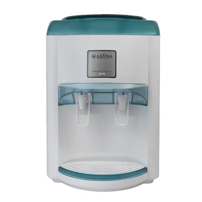 Bebedouro De Água Gelada Latina Br355 Branco Com Verde - 127v