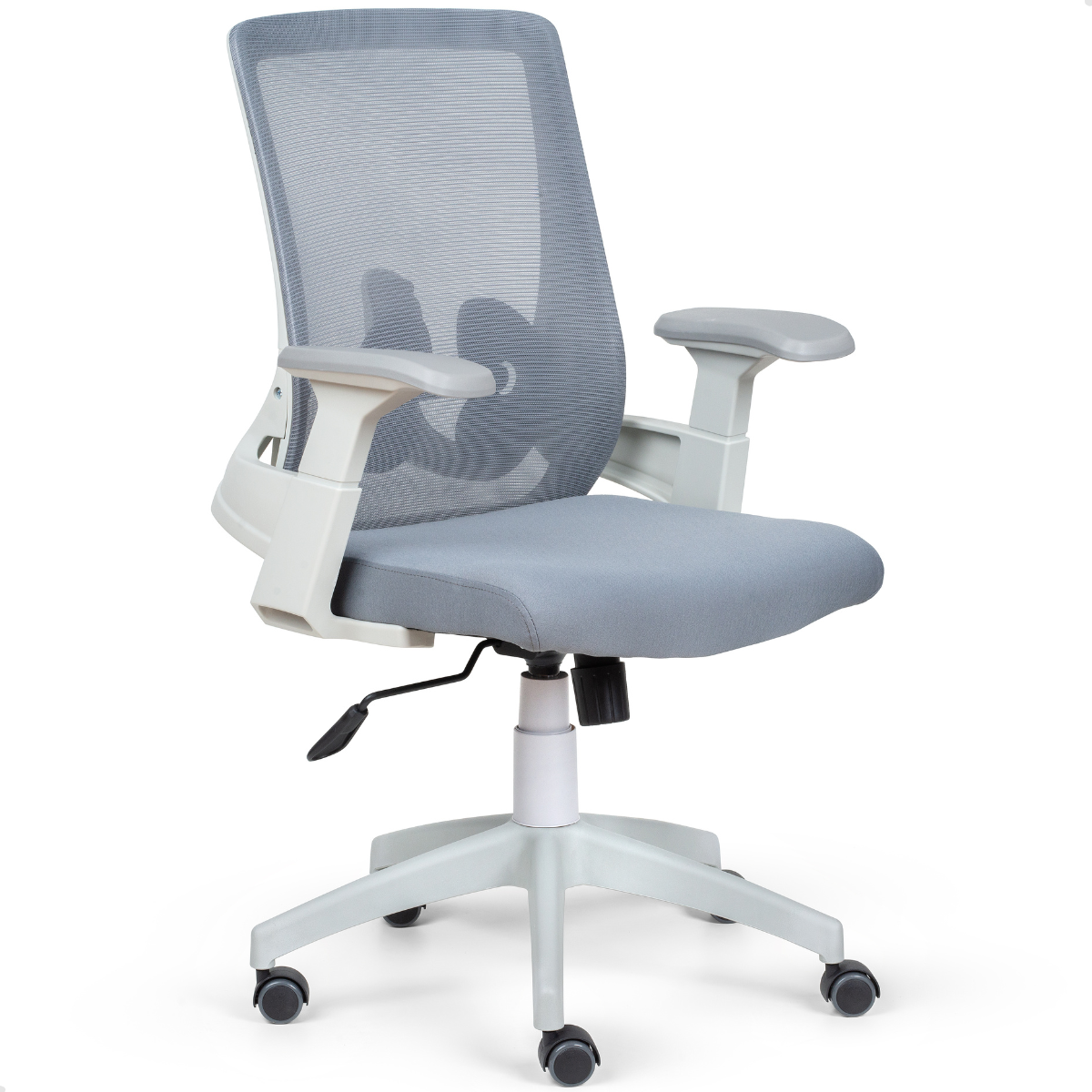 Cadeira De Escritório Tela Mesh Diretor Giratória Ergonomica P310 Vision Cinza