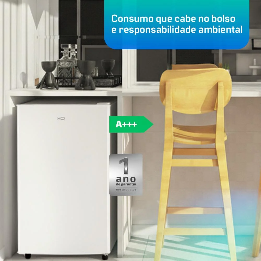 Imagem 3 de 5 do produto Frigobar Hq 76 Litros Branco Bc-76