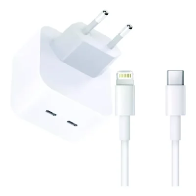 Carregador Para Iphone Tipo-c Porta Dupla Pd Ultra Rápido 40w - H’maston