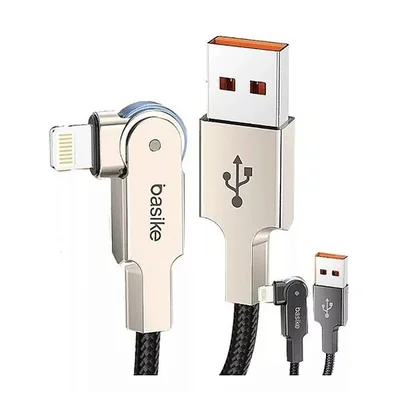 Cabo Basike 27w Type-c Para Iphone (ip) Carga Rápida E Transferência De Dados