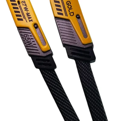 Cabo De Dados 4 Em 1 A'gold 65w Cb-74 | Super Rápido | Usb / Tipo-c / Lightning | Carregamento Turbo + Transferência 1 M