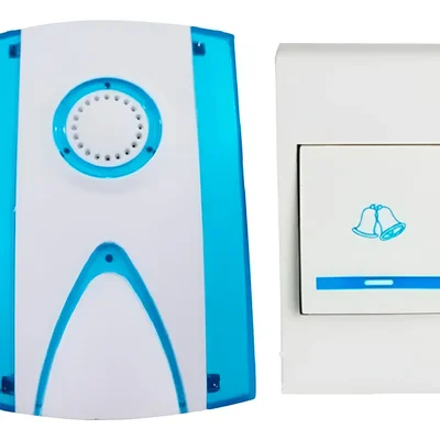 Campainha Residencial Sem Fio Wireless De Tomada Casa 100 M