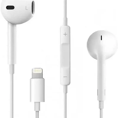 Fone De Ouvido Entrada Lightning Para Iphone Microfone Bluetooth A Gold