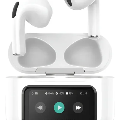 Fone Bluetooth Sem Fio Tws Anc Cancelamento Ruido Tipo C Usb Branco