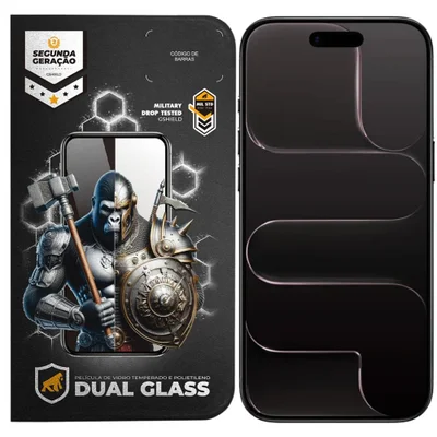 Película Para Iphone 17 Air - Dual Glass Preta - Gshield