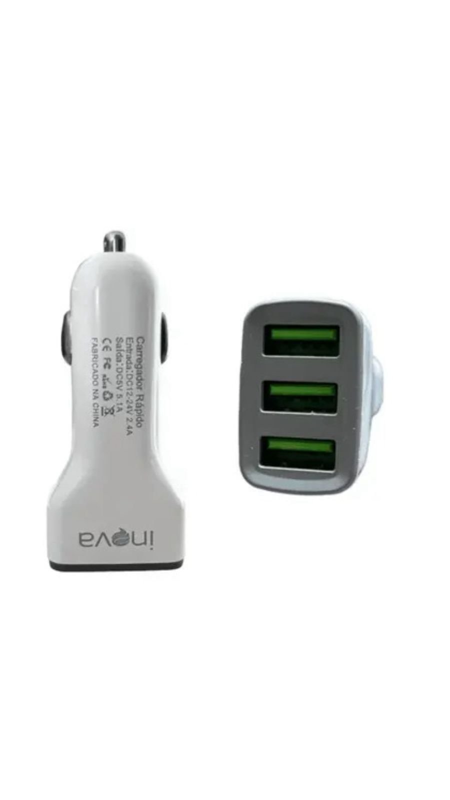 Carregador Turbo Automotivo G32 5.1a 3 Saídas Usb Top - Inova