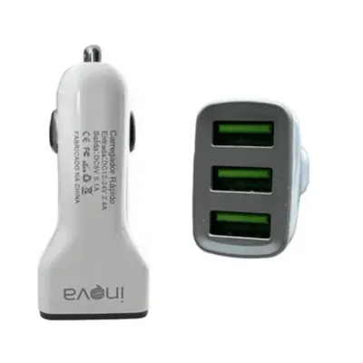 Carregador Turbo Automotivo G32 5.1a 3 Saídas Usb Top - Inova
