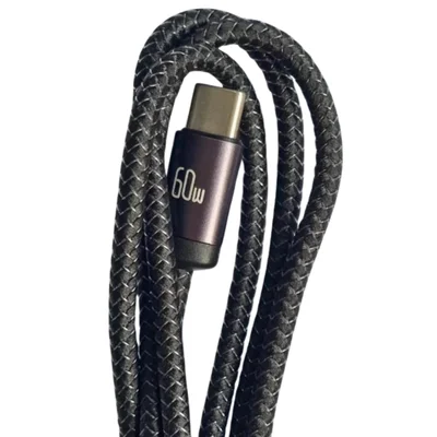 Cabo Carregador Tipo-C para Tipo-C Turbo 60W Peining Reforçado para IOS e Android