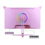 Monitor Gamer Rosa 24’’ Full Hd 200hz 1ms Com HDMI Displayport RGB Fluidez De Imagem