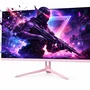 Monitor Gamer 27” 200hz 1ms Full Hd Rosa Aitek Delta M2713ra Freesync G-sync HDMI Dp
