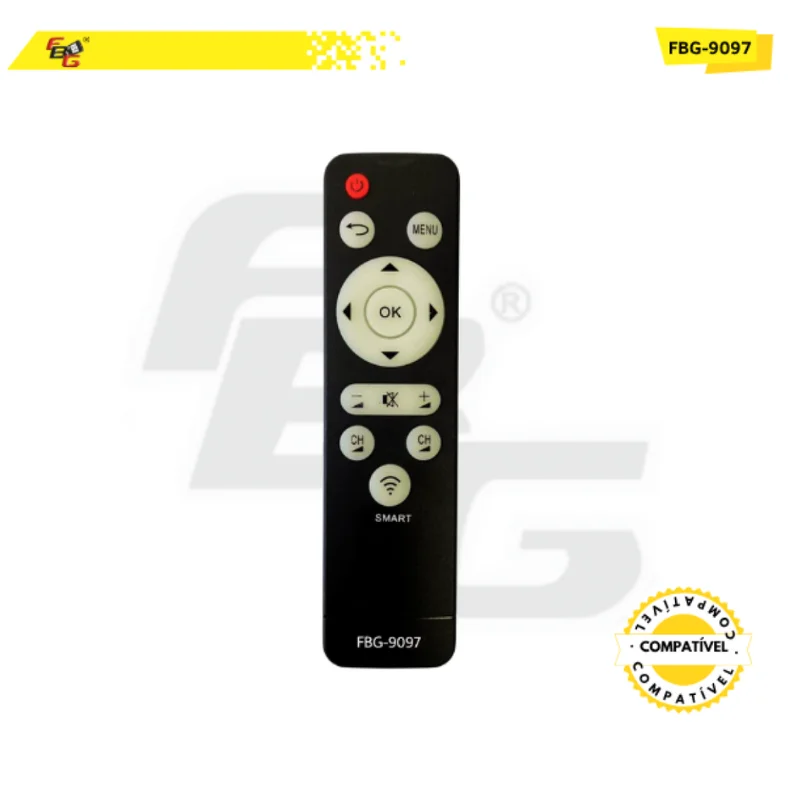 Imagem 4 de 4 do produto Controle Remoto Smart  Compatível Com Tv 4k Universal Modelo Fbg-9097
