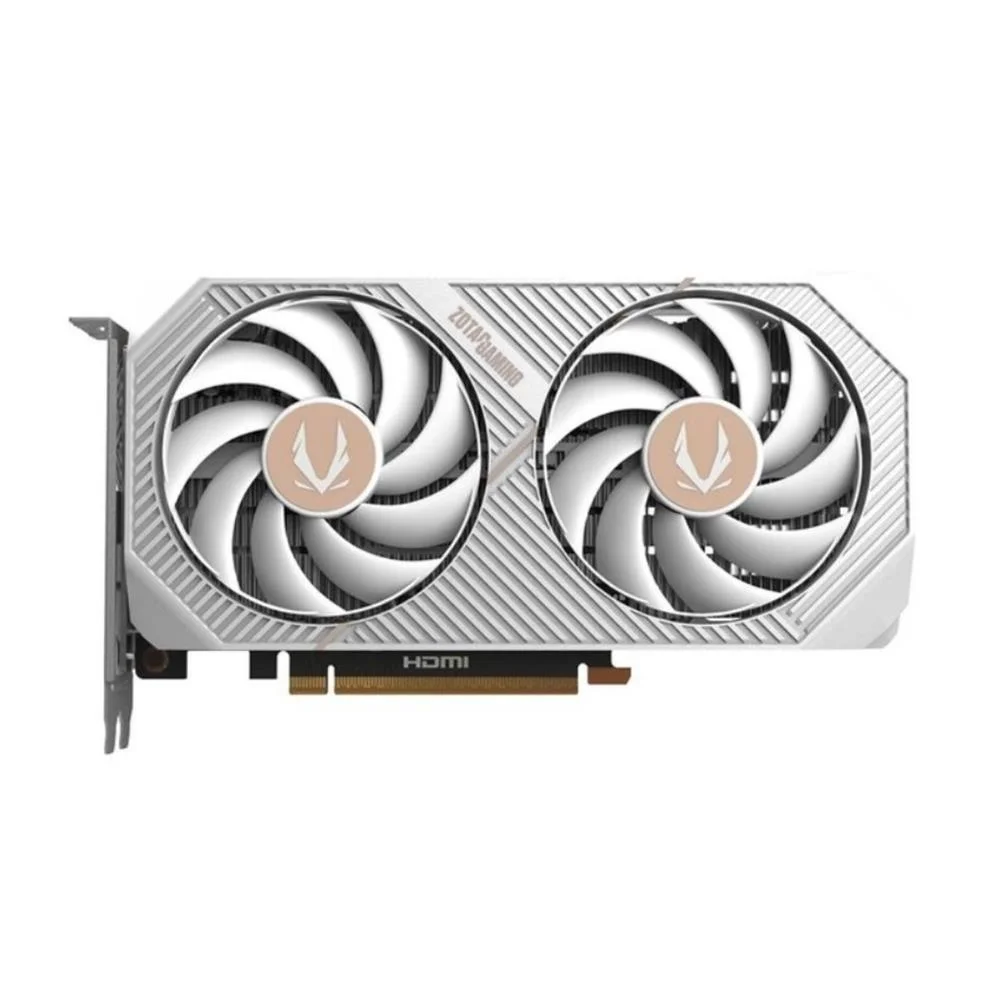 Imagem 3 de 5 do produto Placa De Vídeo Zotac Gaming Geforce RTX 5060 Twin Edge Oc White Edition, 8 Gb Gddr6, Branco