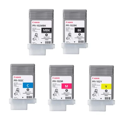 Cartucho De Tinta Canon Pfi 102 Kit Pfi-102 4 Cores
