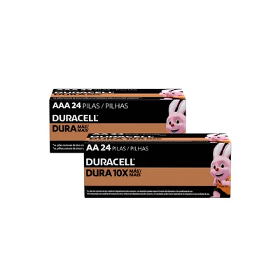 Pilhas Duracell Aa24 + Aaa24